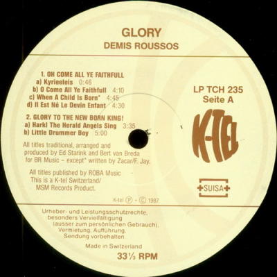 Glory. The Christmas Album